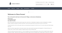 Desktop Screenshot of chessforum.com