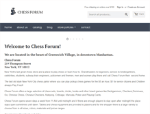 Tablet Screenshot of chessforum.com